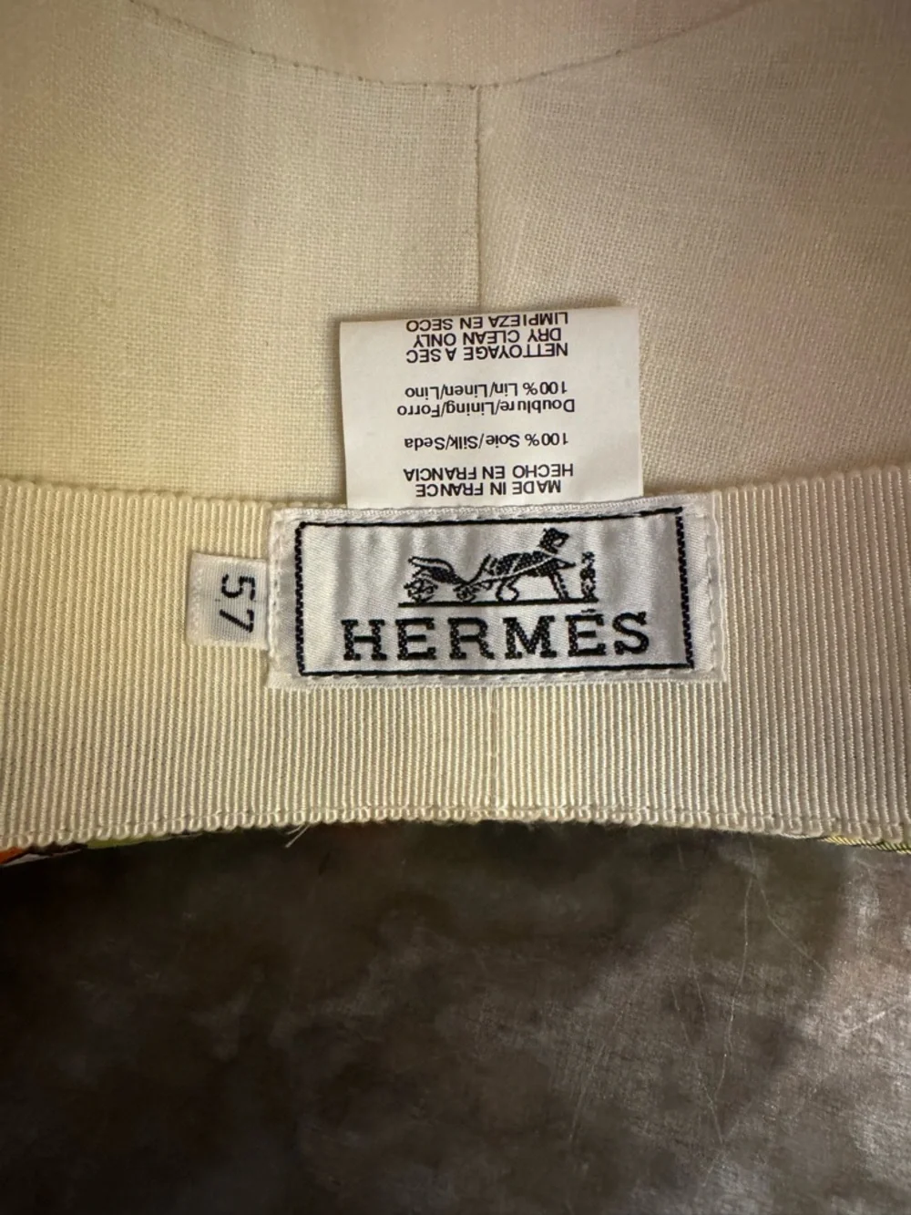 HERMES Silk Fedora Hat - Multicolor - Picture 6 of 6